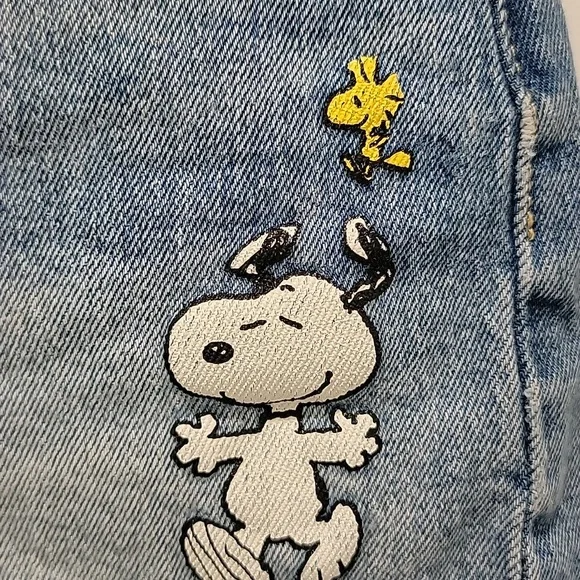 Snoopy Levis 501 Yellow Tag Button Fly Shorts Size 26 - Picture 12 of 13